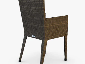 rexus chair brown v 2 3D Model