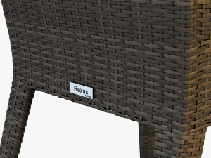 rexus chair brown v 2 3D Model