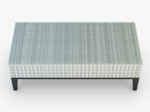 rexus coffee table white 3D 모델