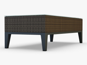 rexus coffee table brown Modelo 3D