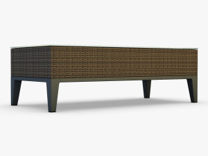 rexus coffee table brown Modelo 3D