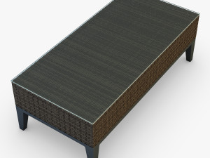 rexus coffee table brown Modelo 3D