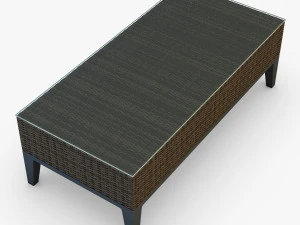 rexus coffee table brown 3D Model