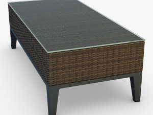 rexus coffee table brown Modelo 3D