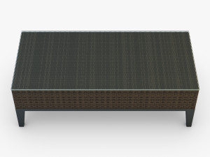 rexus coffee table brown Modelo 3D