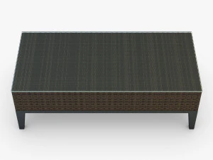rexus coffee table brown 3D Model