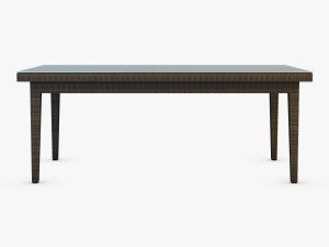 rexus dining table brown 3Dモデル