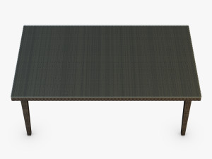 rexus dining table brown 3Dモデル