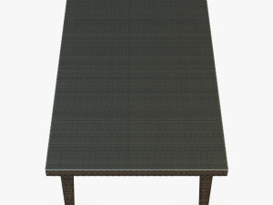 rexus dining table brown 3Dモデル