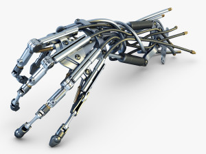 robotic hand v 2 3D Model