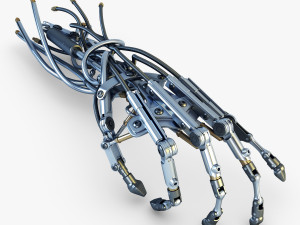 robotic hand v 2 3D 모델
