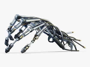 robotic hand v 2 3D 모델