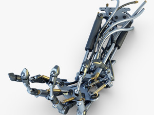 robotic hand v 2 3D 모델