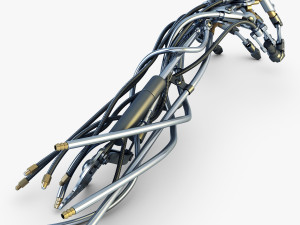 robotic hand v 2 3D 모델