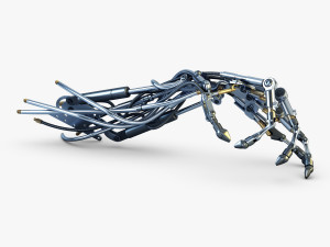 robotic hand v 2 3D 모델