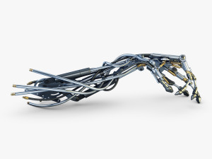 robotic hand v 2 3D 모델