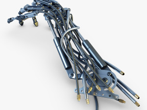 robotic hand v 2 3D 모델