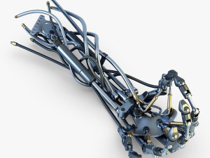robotic hand v 2 3D 모델