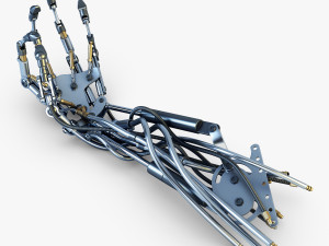 robotic hand v 2 3D 모델