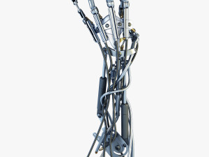 robotic hand v 2 3D 모델