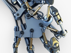 robotic hand v 2 3D 모델