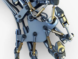 robotic hand v 2 3D Model