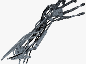 robotic hand v 2 3D 모델