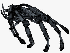 robotic hand v 2 3D 모델