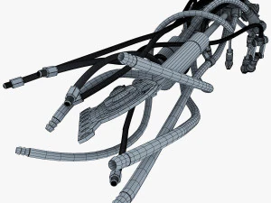 robotic hand v 2 3D Model