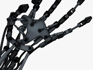 robotic hand v 2 3D Model