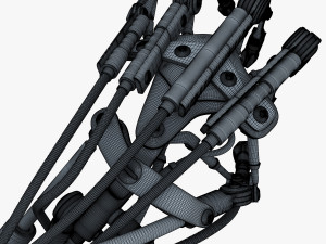 robotic hand v 2 3D 모델