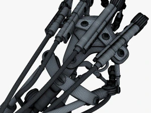 robotic hand v 2 3D Model