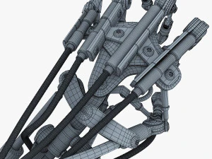 robotic hand v 2 3D Model
