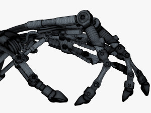robotic hand v 2 3D 모델