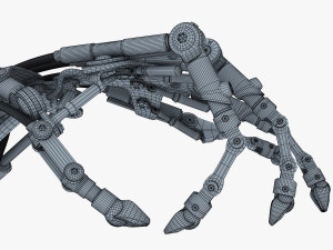 robotic hand v 2 3D 모델