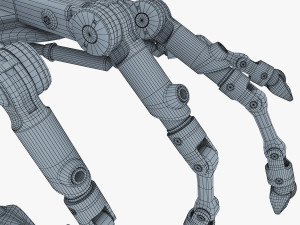 robotic hand v 2 3D 모델