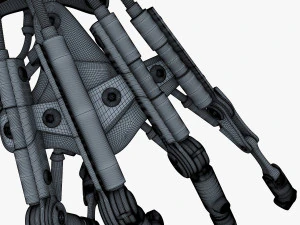 robotic hand v 2 3D Model