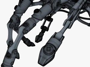 robotic hand v 2 3D Model