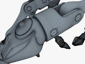 robotic hand v 2 3D Model
