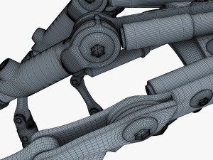robotic hand v 2 3D 모델