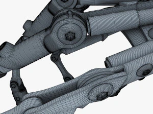 robotic hand v 2 3D Model