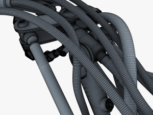robotic hand v 2 3D 모델
