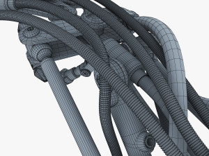 robotic hand v 2 3D 모델