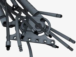 robotic hand v 2 3D Model