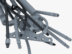 robotic hand v 2 3D 모델