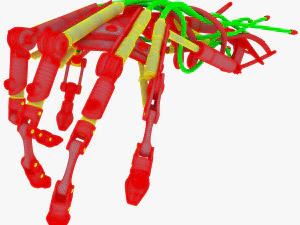 robotic hand v 2 3D Model