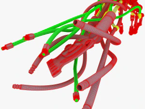 robotic hand v 2 3D Model