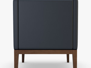 carmen armchair black 3Dモデル