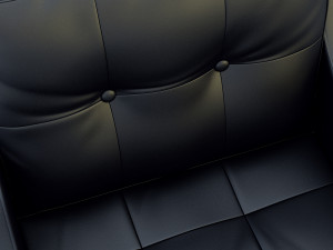 carmen armchair black 3Dモデル