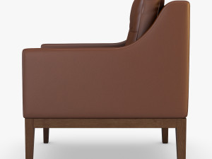 carmen armchair brown 3D Модель